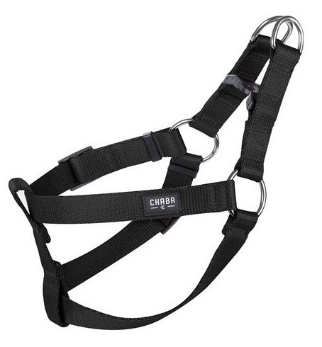 Chaba CHABA Szelki taśma regulowane nr 1 - obwód 40cm czarne