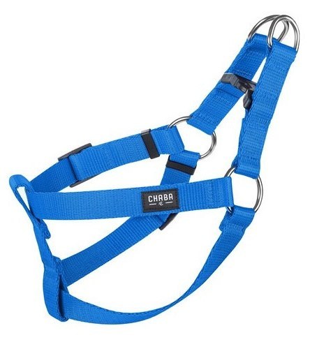 Chaba CHABA Szelki taśma regulowane nr 4 - obwód 70cm niebieskie