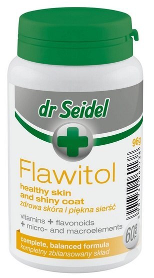 Dr Seidel Dr Seidel Flawitol zdrowa skóra i piękna sierść 60 tabl.