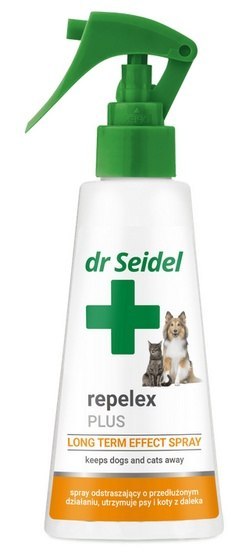 Dr Seidel Dr Seidel Repelex Plus - Płyn utrzymujący psy i koty z daleka - spray 100ml