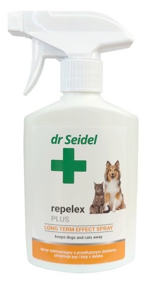 Dr Seidel Dr Seidel Repelex Plus - Płyn utrzymujący psy i koty z daleka - spray 300ml