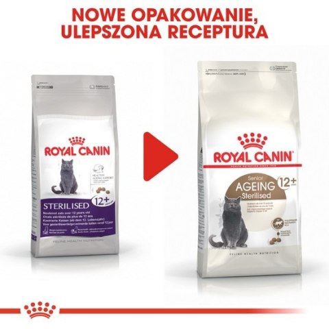Royal Canin Feline Royal Canin Ageing +12 Sterilised karma sucha dla kotów dojrzałych, sterylizowanych 2kg