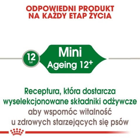 Royal Canin Size Royal Canin Mini Ageing 12+ karma sucha dla psów dojrzałych po 12 roku życia, ras małych 1,5kg