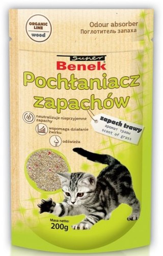 Super Benek Super Benek Pochłaniacz zapachów - zapach trawy 200g