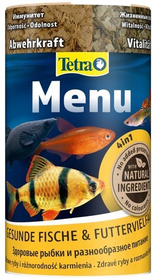 Tetra Tetra Menu - mix płatków w czterech przegrodach - dla ryb słodkowodnych 100ml