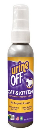 Urine Off Urine Off Cat & Kitten Formula - do usuwania plam moczu 118ml