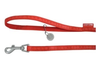 Zolux Zolux Smycz Mac Leather 25mm/1.2m Czerwona [522025RO]