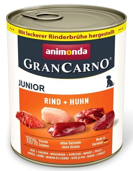Animonda GranCarno Animonda GranCarno Original Junior Rind Huhn Wołowina + Kurczak puszka 800g