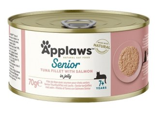 Applaws Applaws puszka dla kota Senior tuńczyk & łosoś 70g