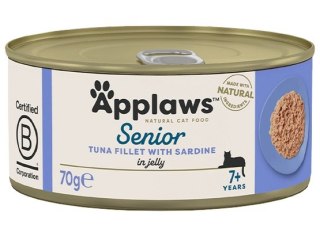 Applaws Applaws puszka dla kota Senior tuńczyk & sardynka 70g