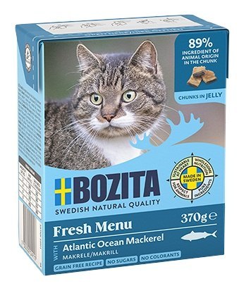Bozita Bozita z Makrelą kawałki w galaretce kartonik 370g