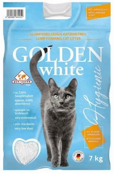 Golden Grey Żwirek Golden Grey White 7kg