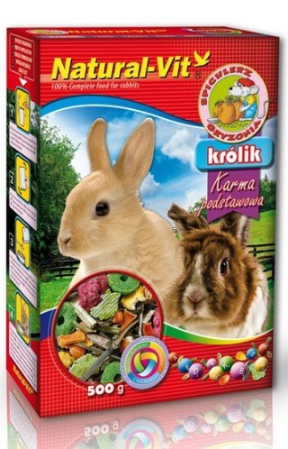 Natural-Vit Natural-Vit Spichlerz Gryzonia - Królik 500g