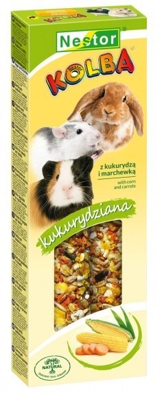Nestor Nestor Kolba Gryzoń kukurydziana z marchewką 2szt