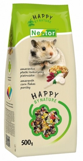 Nestor Nestor Pokarm Chomik amarantus, płatki kukurydzy 500g