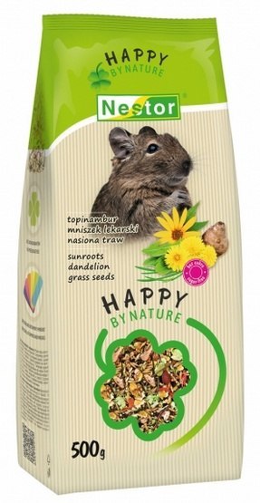 Nestor Nestor Pokarm Koszatniczka topinambur, nasiona traw, mniszek lekarski 500g