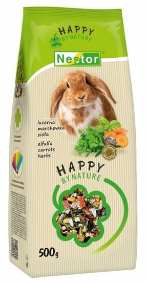Nestor Nestor Pokarm Królik lucerna, marchewka, zioła 500g