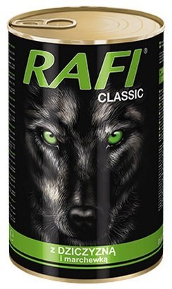 Rafi Rafi Pies Classic Dziczyzna i marchewka w sosie 1240g