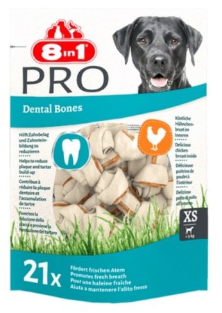 8in1 8in1 Dental Delights Bones XS torebka 21szt