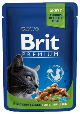 Brit Brit Premium Cat Adult Kurczak Sterilised saszetka 100g