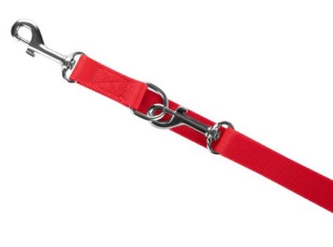 Chaba CHABA Smycz taśma regulowana L 20mm/260cm czerwona