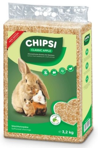 Chipsi Chipsi Green Apple Ściółka 60L / 3,2kg