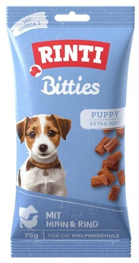 Rinti Rinti Bitties Puppy Huhn & Rind - kurczak i wołowina 75g