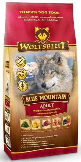 Wolfsblut Wolfsblut Dog Blue Mountain Adult - dziczyzna i ziemniaki 2kg