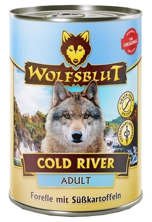 Wolfsblut Wolfsblut Dog Cold River Adult - pstrąg i bataty puszka 395g
