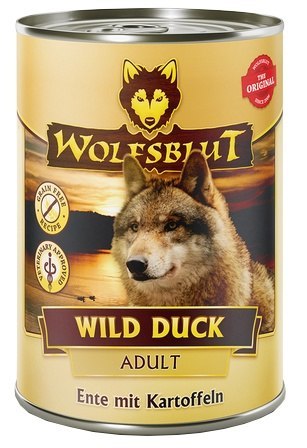 Wolfsblut Wolfsblut Dog Wild Duck Adult - kaczka i ziemniaki puszka 395g