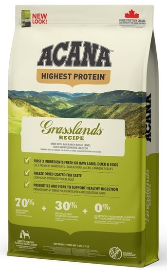 Acana Acana Highest Protein Grasslands Dog 11,4kg