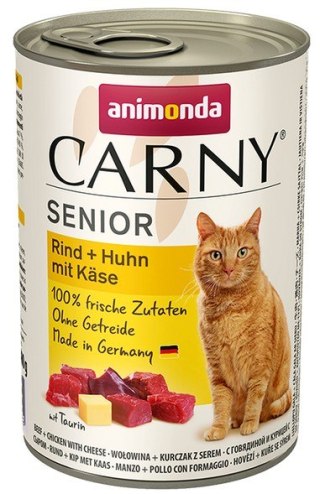 Animonda Carny Animonda Carny Senior Wołowina, Kurczak + Ser puszka 400g