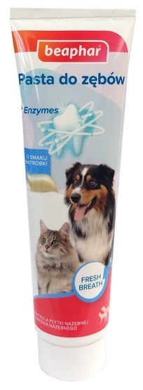 Beaphar Beaphar Pasta do zębów o smaku mięsa dla psa i kota 100ml