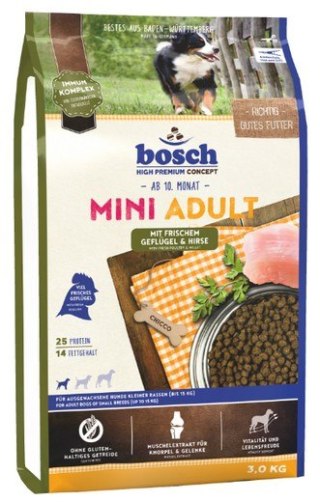 Bosch Bosch Mini Adult Geflugel & Hirse - Drób i proso 1kg