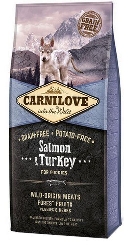 Carnilove Carnilove Dog Salmon & Turkey Puppy - łosoś i indyk 1,5kg