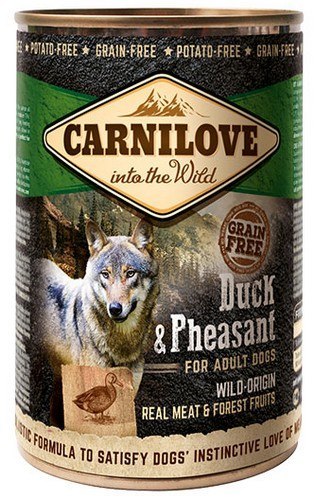 Carnilove Carnilove Dog Wild Meat Duck & Pheasant Adult - kaczka i bażant puszka 400g