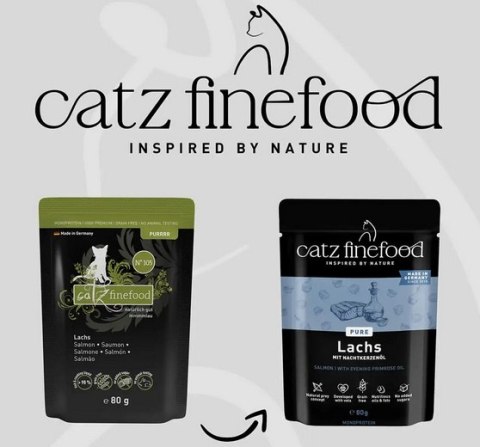 Catz Finefood Catz Finefood Purrrr N.105 Łosoś saszetka 80g