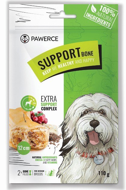 Pawerce Pawerce Support Bone Medium Breeds 2szt/op 110g/12cm