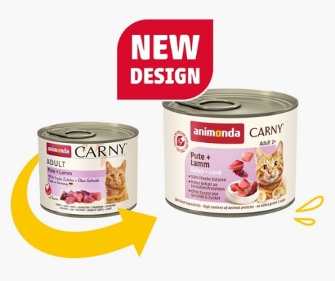 Animonda Carny Animonda Carny Adult Indyk + Jagnięcina puszka 200g