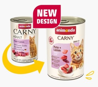 Animonda Carny Animonda Carny Adult Indyk + Jagnięcina puszka 400g