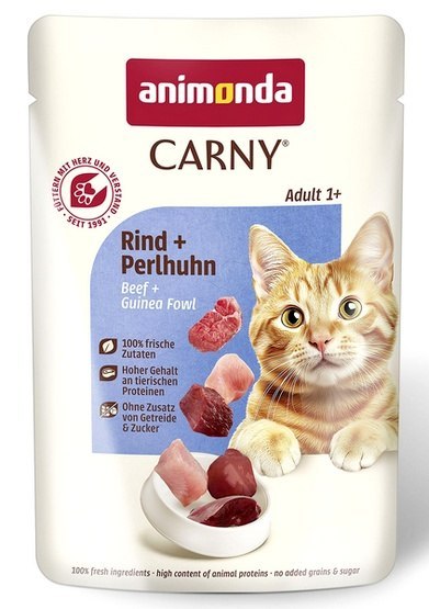 Animonda Carny Animonda Carny Adult Wołowina + Perliczka saszetka 85g