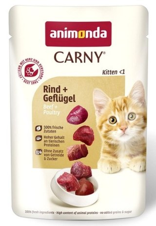 Animonda Carny Animonda Carny Kitten Wołowina + Drób saszetka 85g