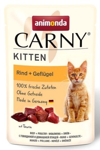 Animonda Carny Animonda Carny Kitten Wołowina + Drób saszetka 85g
