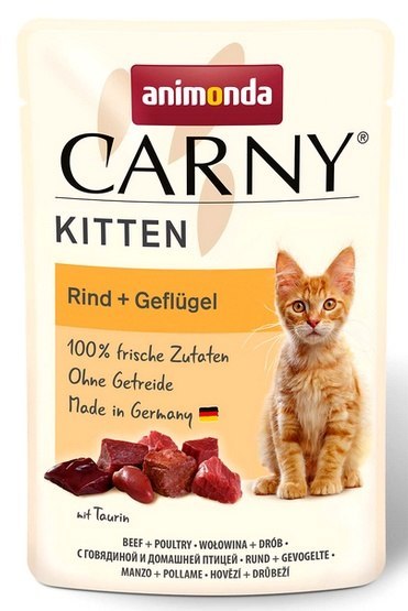 Animonda Carny Animonda Carny Kitten Wołowina + Drób saszetka 85g