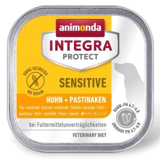 Animonda Integra Animonda Integra Protect Sensitive dla psa kurczak + pasternak tacka 150g