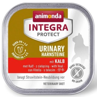 Animonda Integra Animonda Integra Protect Urinary Harnsteine dla kota - z cielęciną tacka 100g