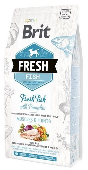 Brit Brit Fresh Dog Adult Large Fish & Pumpkin 12kg