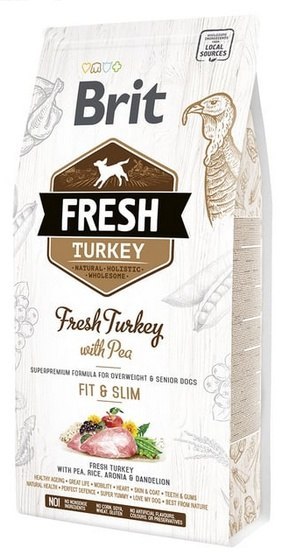 Brit Brit Fresh Dog Adult Light Turkey & Pea 12kg