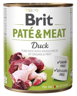 Brit Brit Pate & Meat Dog Duck puszka 800g