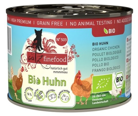 Catz Finefood Catz Finefood Bio N.503 Kurczak puszka 200g